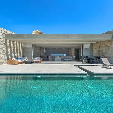 Two Br Luxury Peaceful Mylo With Living Close To Mylopotas Beach Willa Ios